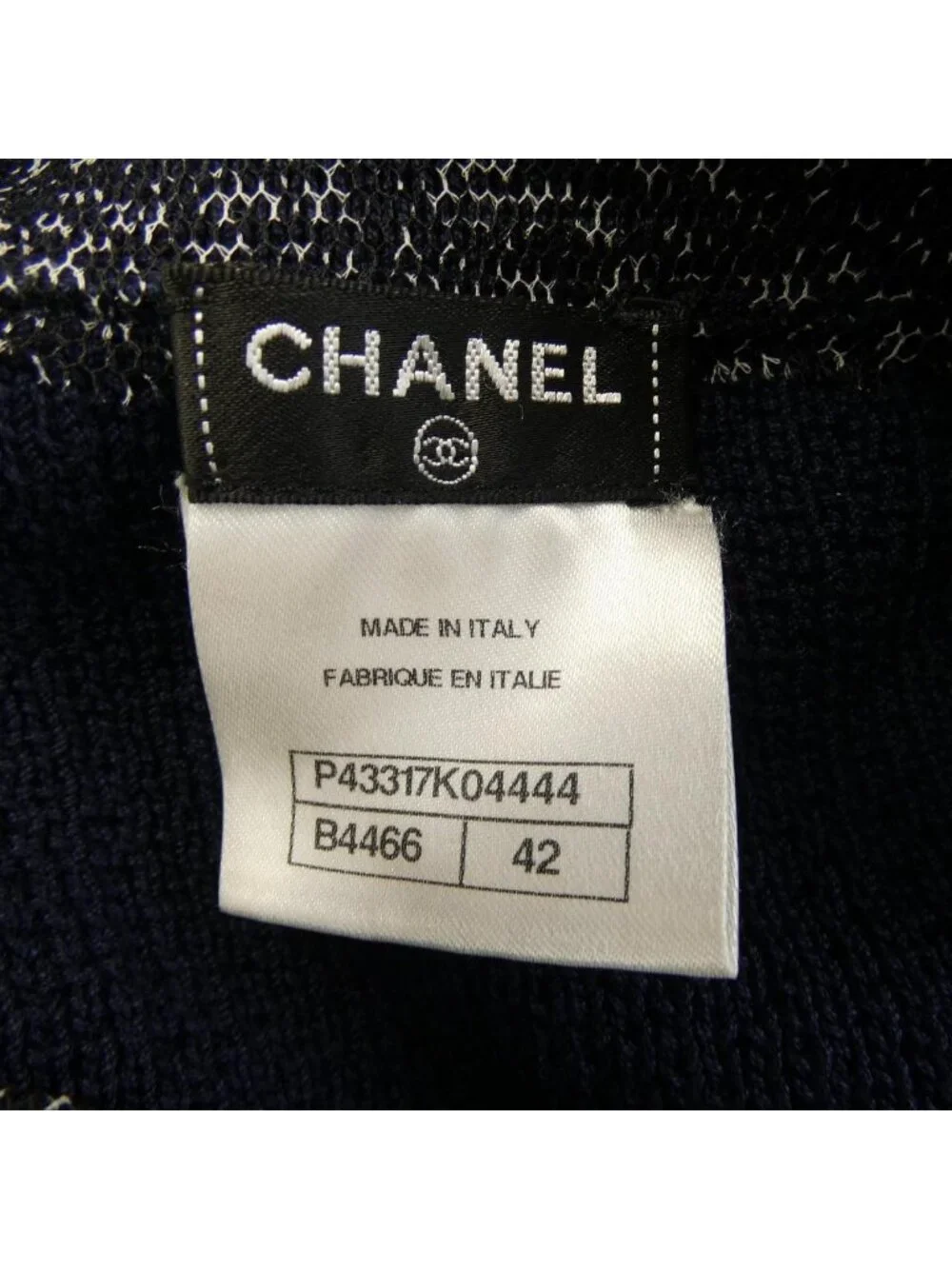 Chanel Knit Sweater Navy